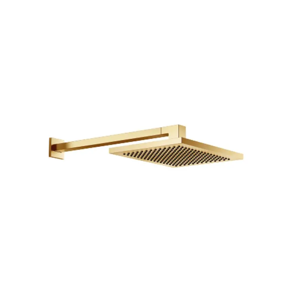 DORNBRACHT Regenbrause mit Wandanbindung SERIENSPEZIFISCH 28765980 300 x 240 mm Messing gebürstet (23kt Gold), 28765980-28 Galeriebild 1
